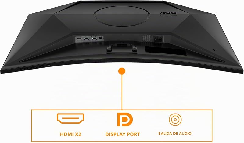 CQ32G4VEAD Gaming Monitor 32 Pulgadas 180Hz Panel Fast VA, 1ms GtG, HDR10, (2560x1440 HDMI 2X 2.0 DP 1x 1.4) Negro