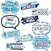 Big Dot of Happiness Funny Taking Flight - Airplane - Vintage Plane Baby Shower or Birthday Party Photo Booth Props Kit - 10 Piece