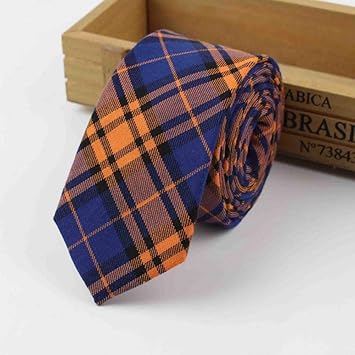 FDHFC Rayado Suave para Hombre De Algodón Corbata Brillante ...