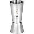 Kneaders Stainless Steel Jigger/Double Sided Peg Measurer & Bar Tool 1oz & 2oz (30-60 ml)