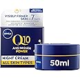 NIVEA Q10 Anti-Wrinkle Moisture Replenishment Night Cream for Face, Anti Wrinkle Firming Cream, Q10 and Argan Oil, Face Moist