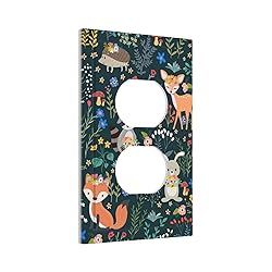 Tewujay Decorative Outlet Cover 1 Gang Cute Animals