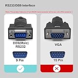 Benfei USB to RS232 Adapter Prolific PL-2303 6ft Cable DB9 Female view 2