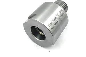 Buyohlic Woodworking Adaptor Lathe Headstock Spindle Adapter (FT 7/8" X 14 TPI TO MT 1" X 8 TPI)