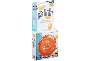COMPAC HOME Plink Garbage Disposal Cleaner and Deodorizer, Air Fresheners for Garbage Disposal, Orange Scent, Home Cleaning Products for Kitchen Sink and Clogged Drains, Pack of 2 - 40 Count Total