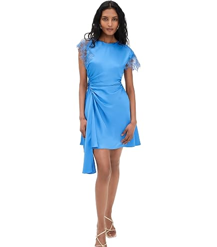 simkhai beaux tiered mini dress Women's Dress, Midnight, 0 at Amazon Women's Clothing store Button keyhole at back 8 Hairstyles Ideas to Color:Ruby Waves Fall_26_Collection-Immortal