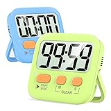 Antonki 2 Pack Digital Timer for Kids, Magnetic
