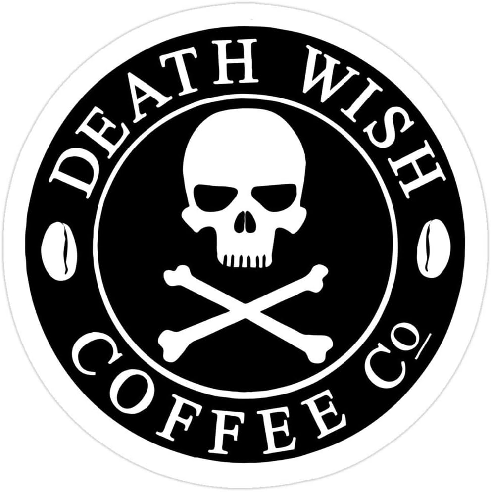 Big Lens store Death Wish Coffee Stickers (3 Pcs/Pack)