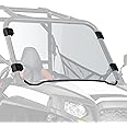KEMIMOTO UTV Full Windshield,1/4 Thick Compatible with Polaris RZR 800/S/4 (2008-2014), XP 900/4 900 (2011-2014), RZR 570 (20