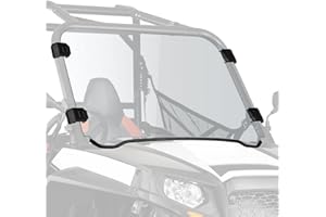 KEMIMOTO UTV Full Windshield,1/4 Thick Compatible with Polaris RZR 800/S/4 (2008-2014), XP 900/4 900 (2011-2014), RZR 570 (20