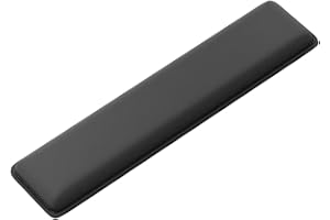 Faluber Cooling Gel Wrist Rest, 12.5-inch Length for Compact Keyboard, Memory Foam Palm Rest with Non-Slip Footpad, Ergonomic Design, Stain Resistant, PC Accessory Gaming Gear (Small-Compact)