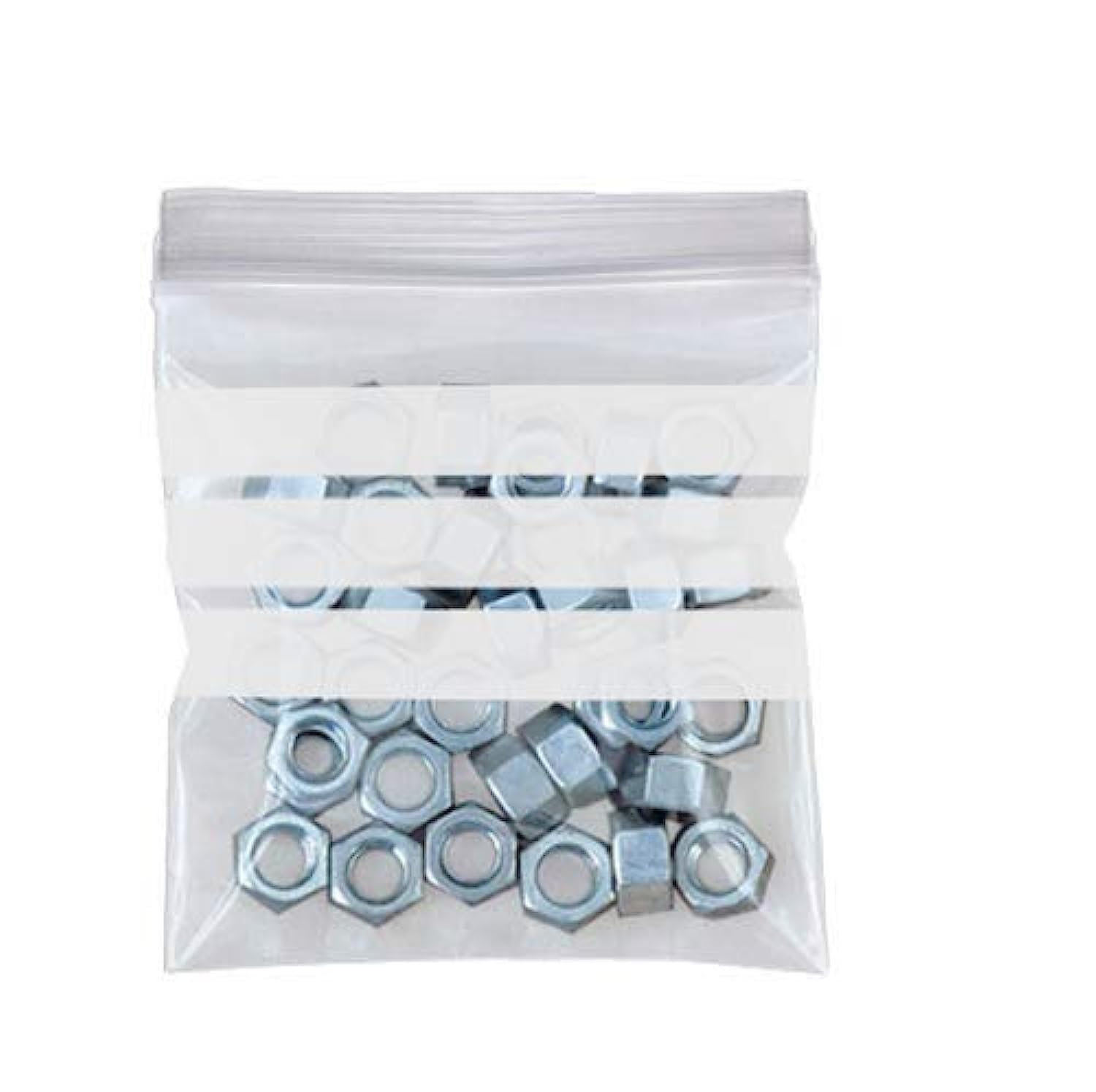 100 Grip Seal Bags WRITE ON Panels in 18 sizes | Reusable Strong Zip Lock | Small Clear Resealable Plastic Bags | Polythene Packaging For Food Storage, Jewellery, Write On Resealable Bags Small | From 1.5 x 2.5" - 15 x 20" Inch By Sabco (1.5" x 2.5")