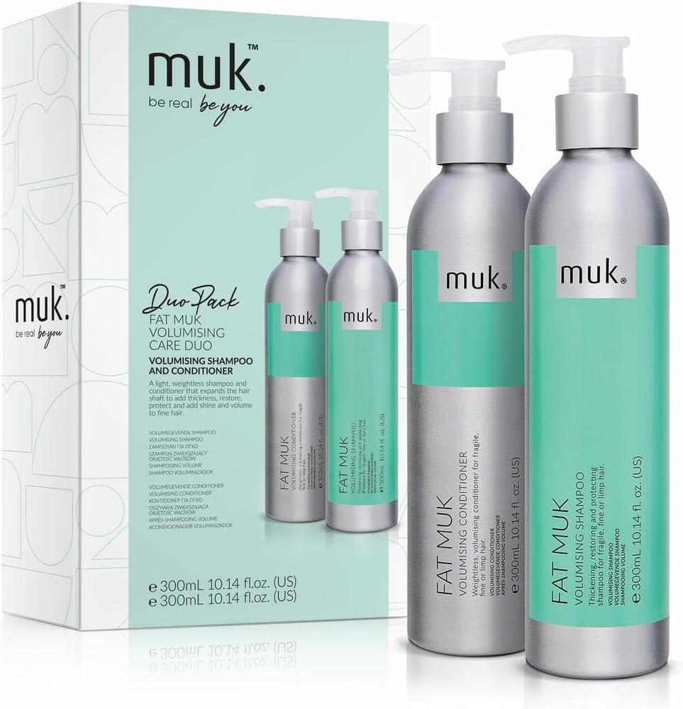 Fat Muk Volumising Shampoo + Cond Duo Combo - 2024/25 Gift Packaging