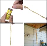 Plai 16 Pack Pesticide Free Fly Paper Strips Sticky Fly Catchers Indoor Outdoor view 2