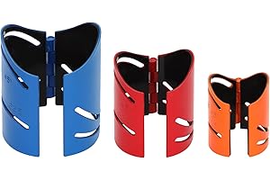 Drkerr 3Piece Magnetic Metal Pipe Cutting Guide Kit for Precision Cuts - (Includes Sizes: 1-7/8", 2-3/8", 2-7/8"), Guides Cuts at 45°, 90°, 22.5° and Saddle Cut, Pipe Marking Tool