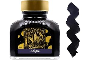 Diamine Fountain Pen Ink - 80 ml - Eclipse Black
