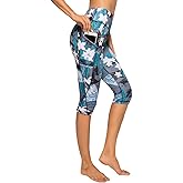 FITTOO Women's Yoga Capris Leggings Pockets Workout Pants