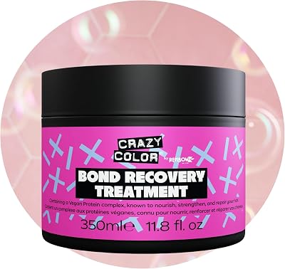 Crazy Color Bond Recovery Hair Mask Dry Damaged Bleached Vegan Sulphate Free