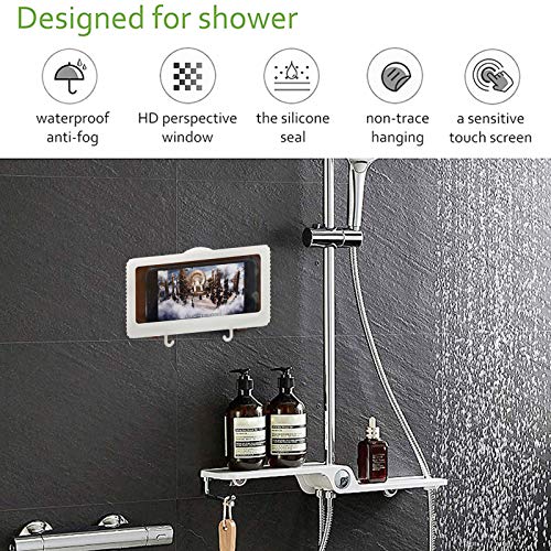 Wmbzxh Wall Mount Shower Phone Holder Waterproof Shower TV Case for