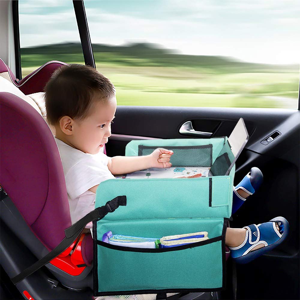 Portable Soft Organizer Travel Tray with Art Supplies Premium Playgo