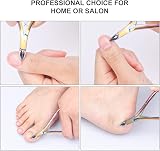 ACWOO 4-in-1 Cuticle Nippers Pusher Nail Remover Set Stainless Steel view 6