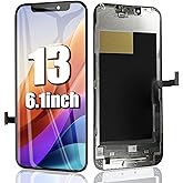 EFAITHFIX for iPhone 13 Screen Replacement 6.1 Inch LCD Screen 3D Touch Display Full HD Digitizer Frame Assembly Compatible with Model A2482,A2631,A2633,A2634,A2635 with Waterproof Adhesive (No Tools)