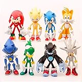 Cenost Sonic Hedgehog Action Figures -Sonic