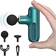 HEYCHY Super Mini Massage Gun, Percussion Deep Tissues Muscle Massager, Compact Sports Travel Massage Gun, Portable Handheld Massager for Office Gifts for Her, Home, Athletes, FSA and HSA Eligible