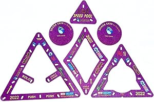 Accu-Rack Outsville Billiards Template Set (Solo, Diamond 9 & Pro 10) - Purple Haze
