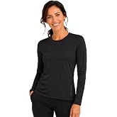 Spyder Womens Long Sleeve T-Shirt - UPF 50+ Workout Tops, Lightweight Tee | Quick Dry Moisture Wicking Stretch Crew Neck Sun Shirt for Hiking, Fishing, Runs, Fall Layering and Casual Athletic Wear
