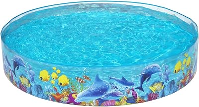 Bestway Sea Animals Paddling Pool Kiddie Pool 2,074L 2.44m x 0.46m
