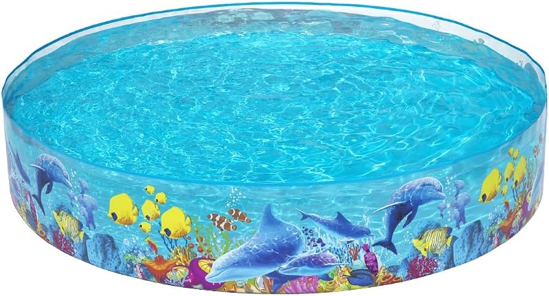 Bestway Sea Animals Paddling Pool Kiddie Pool 2,074L 2.44m x 0.46m