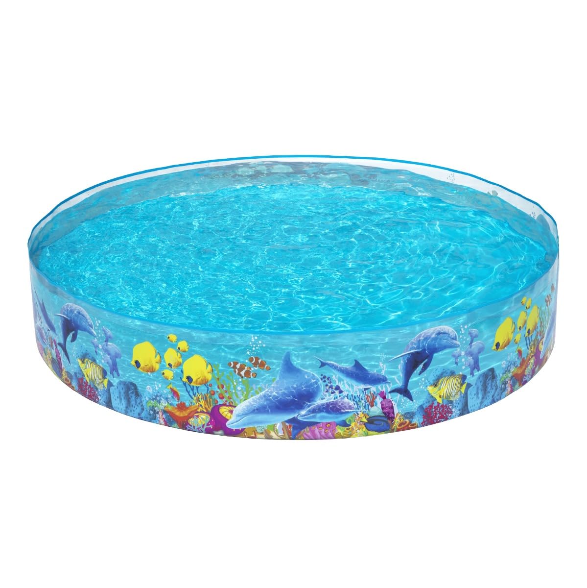 Bestway Sea Animals Theme Paddling Pool Kiddie Swimming Pool, Inflatable Above Ground Pool, Outdoor Garden Pool