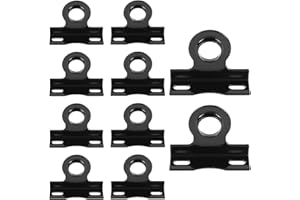 (Pack of 10) EFIELD Metal Made Pipe Stay Hanger for 3/8 Inch IP Standard Pipe or 1/2 Inch Copper, CPVC & PEX Pipes - Universa