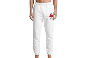 Peanuts Snoopy Stay Cozy Embroidered White Pants Adult Unisex Sweatpants - Officially Licensed