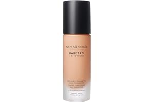 bareMinerals Barepro Performance Wear Liquid Foundation SPF 20, Breathable Makeup for Face, Full Coverage, 24HR Wear, Natural Matte Finish, Vegan