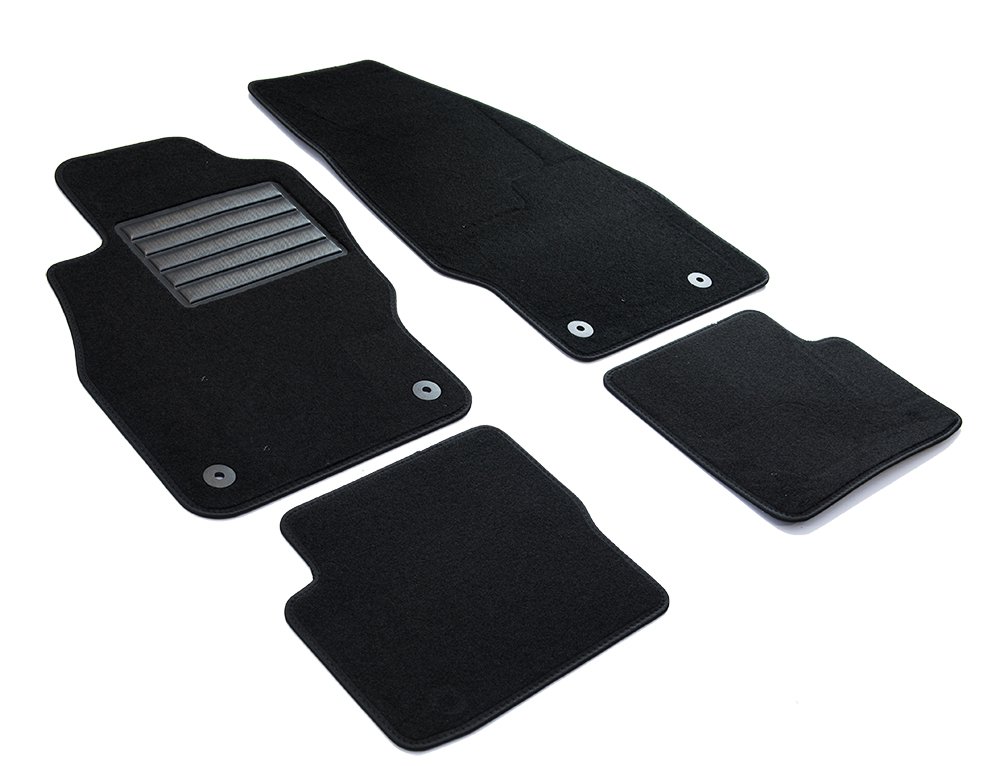 MDM SP-4926 Floor Mats Velour Car Mat Suitable for Vauxhall Corsa D/E 2006 > 11.2019