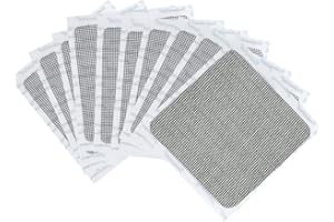 FLYZZZ Window Screen Repair Patches Big, Screen Door Repair Kit，Self-Adhesive Screen Kit Suitable for Repairing Holes&Tears (10Pcs)