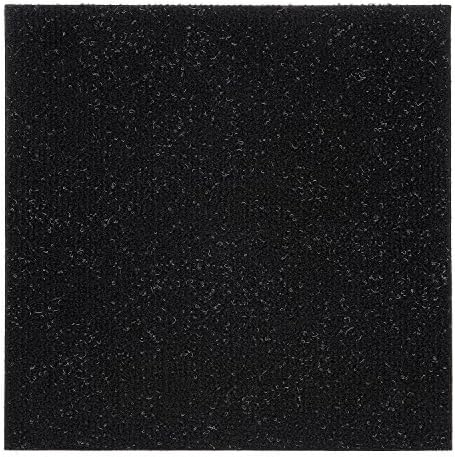 Peel and Stick 12x12 Self Adhesive Do It Yourself (DIY) Ribbed Carpet Floor Tiles for Residential &amp; Commercial Carpet Squares for Flooring Use 24 pcs Per Box / Covering 24 Sq. Ft