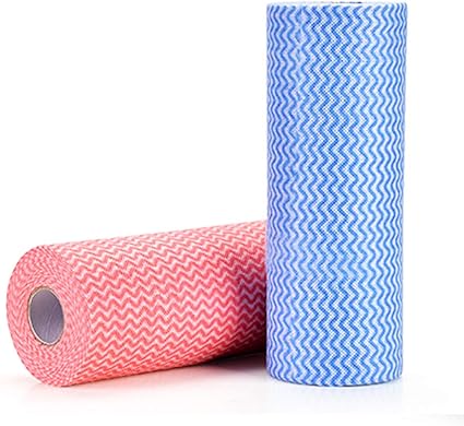 Wegwerp Schoonmaakdoek 2 Roll 100 Stks Multifunctionele Niet Geweven Stof Otp Nonwovens Niet Geweven Keuken Wegwerp Schoonmaak Nonstick Afvegen Rag Huis Schoonmaken Doek Doek Doek Wasdoek Handdoek Amazon Nl
