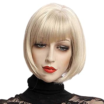 Amazon Com Fudule Women Wigs Short Bob Wig For White Women