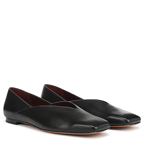 VINCE WOMENS CARMEN LOAFER/MOC SHOES, BLACK, 9.5, MEDIUM