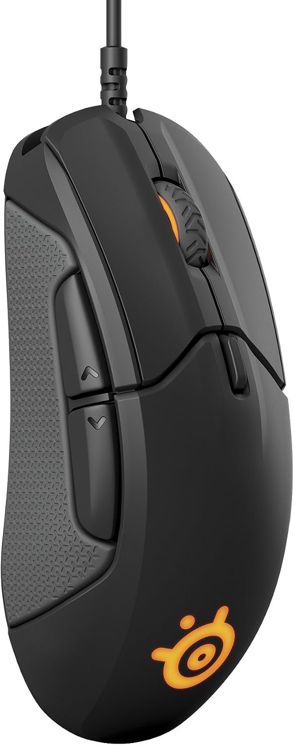 SteelSeries Rival 310 - Optical Gaming Mouse - RGB Illumination - 6 Buttons - Rubber Sides - On-Board Memory - Black - Image 5