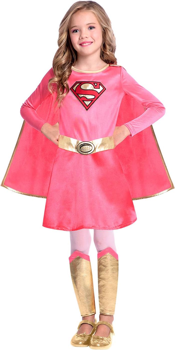 pink supergirl dress Halloweentown Store: Supergirl (Pink) Kids Costume