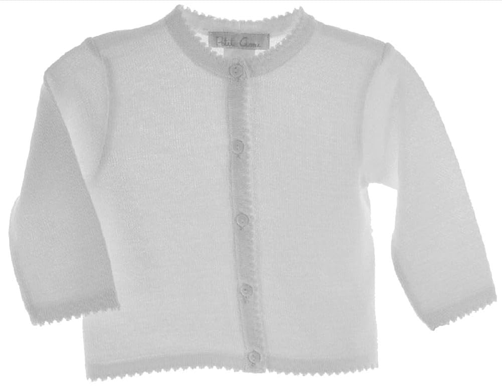 infant white cardigan