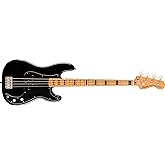 Squier Classic Vibe 70s Precision Bass, Black, Maple Fingerboard