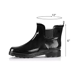 NORTY - Womens Ankle Rain Boots - Ladies Waterproof
