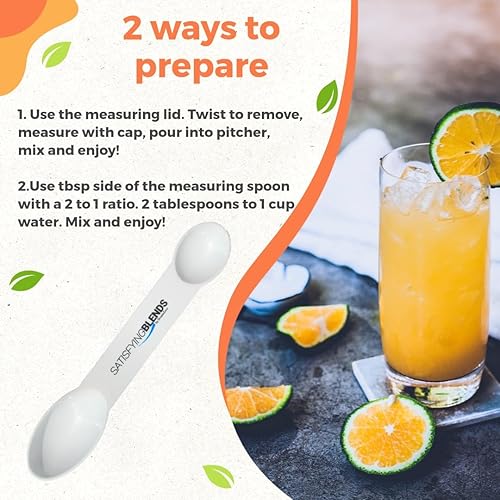 Tang Orange Drink Mix 20 oz Bundle with ShopexZone Measuring Spoon