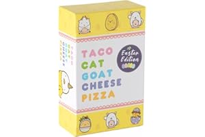 DOLPHIN HAT GAMES Taco Cat Goat Cheese Pizza - Easter Edition! Fun Seasonal Version of Our hit Game! Ages 8+, 10-15 Minutes to Play, 2-8 Players