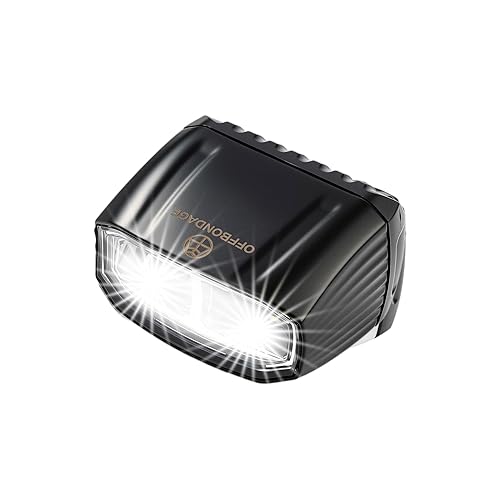 OFFBONDAGE Light Bar for Ebike Headlight 830/1080 Lumens LED Front Bike Lights for Night Riding Rechargeable IP65 Waterproof, 2 Mounting Options